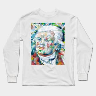 GEORGES DANTON watercolor portrait Long Sleeve T-Shirt